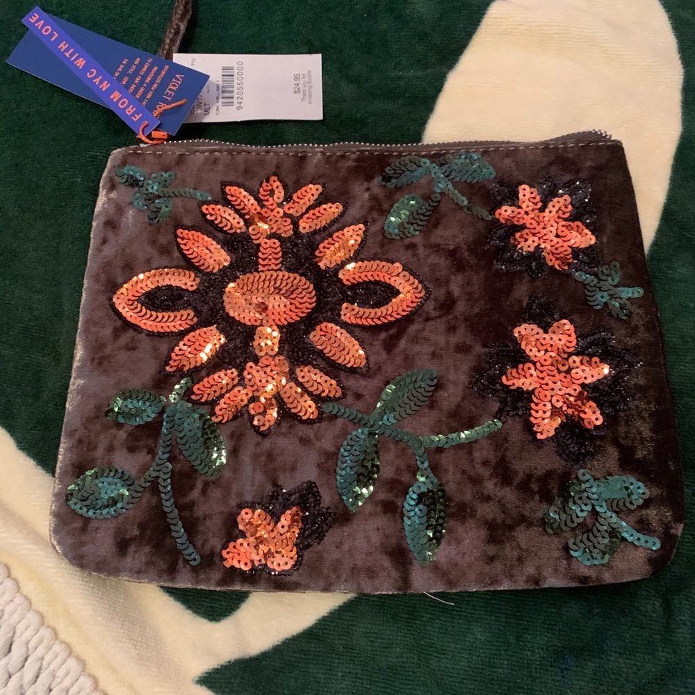 Violet Ray (Buckle) Clutch NWT